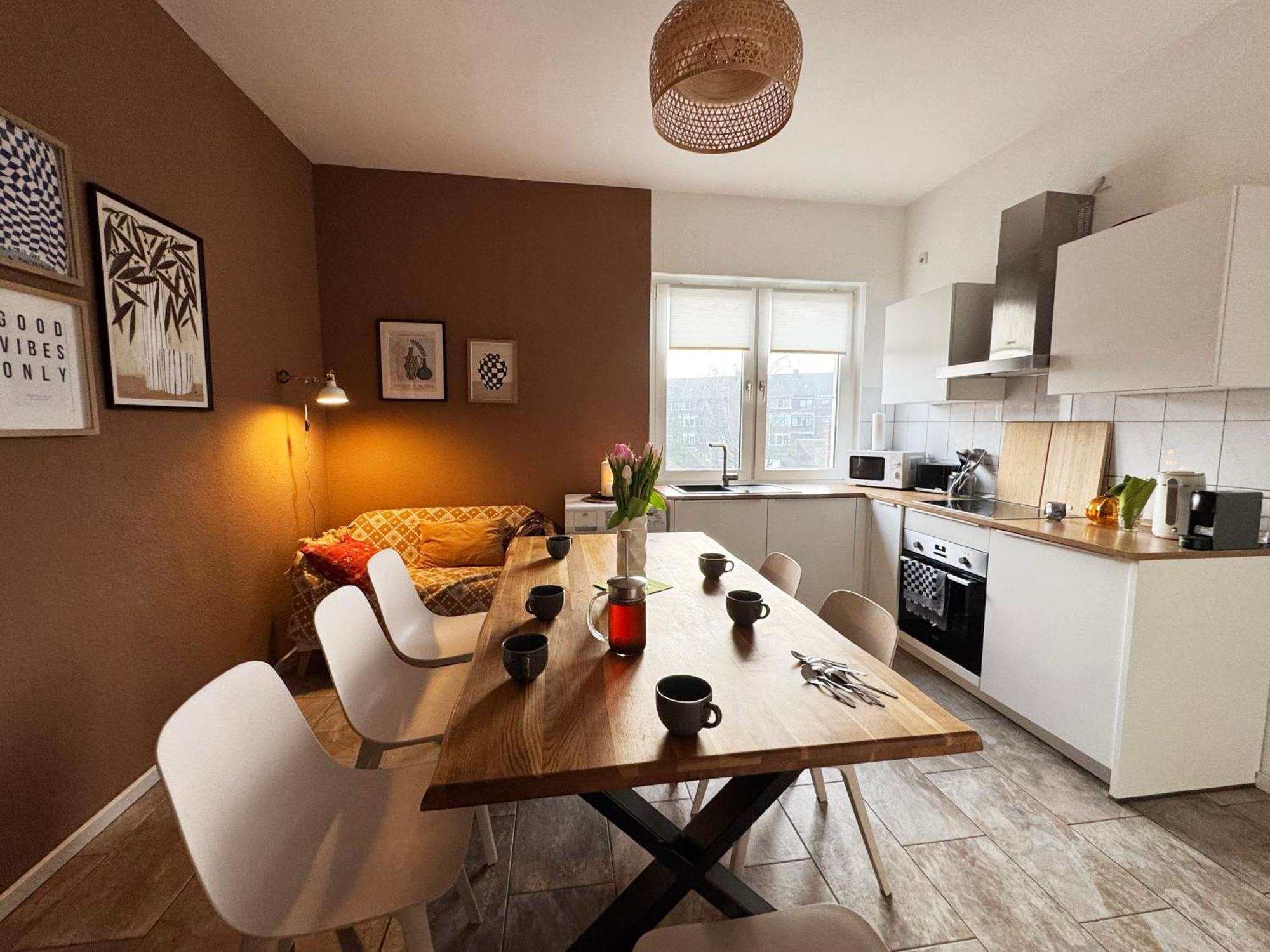 Big Apartment With Parking, 30 Min To Duesseldorf 뒤스부르크 외부 사진