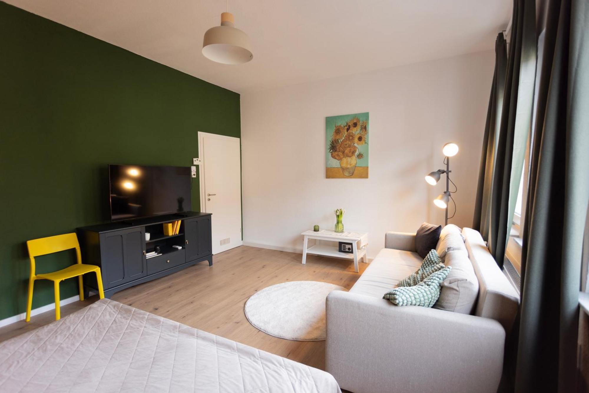 Big Apartment With Parking, 30 Min To Duesseldorf 뒤스부르크 외부 사진
